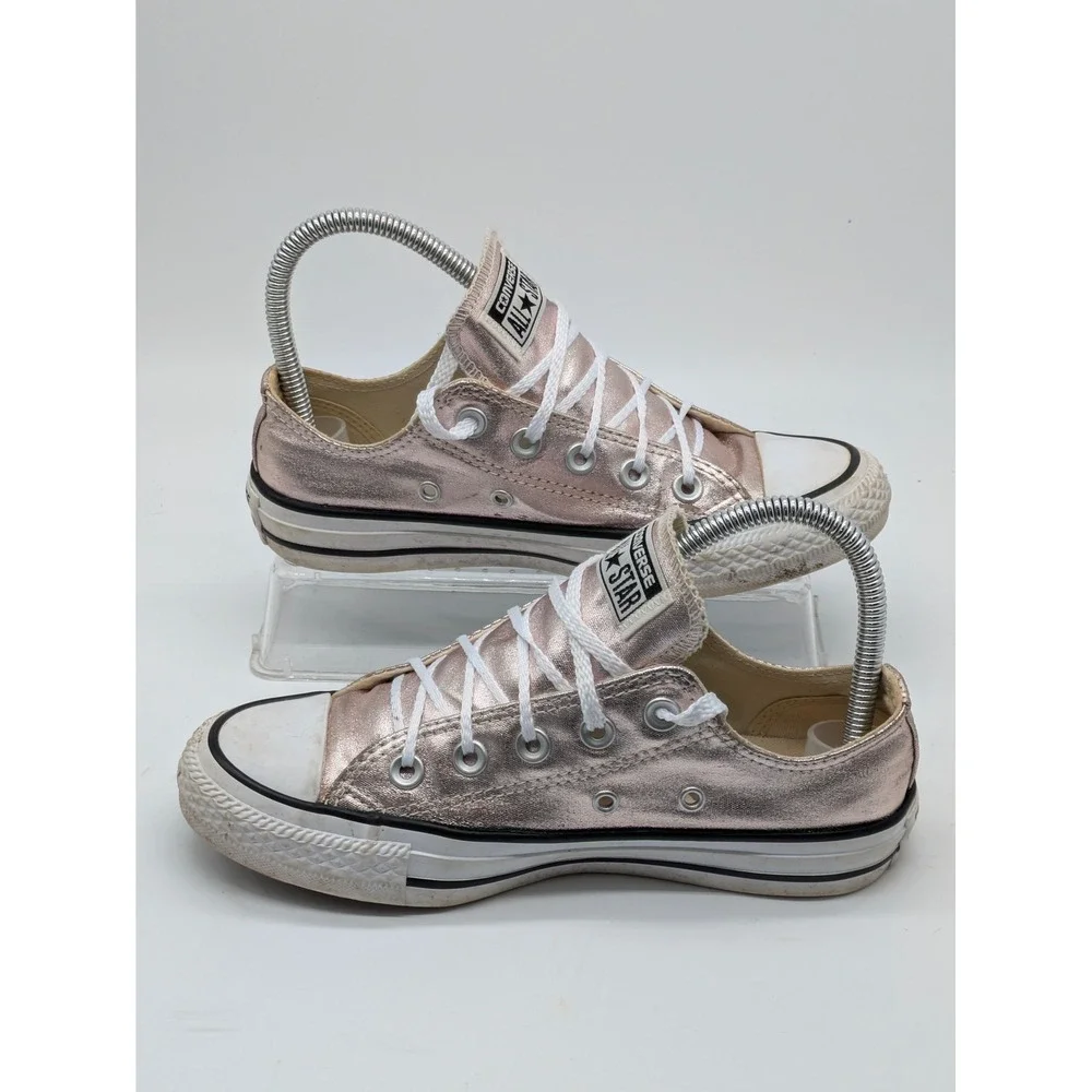 Converse Chuck Taylor All Star Metallic Pink Low Top Sneakers Women Size 5